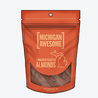 Michigan Awesome Cinnamon Roasted Almonds